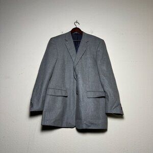 Grant Thomas Lord & Taylor Silk Wool Blazer Coat Jacket Men 42L Formal Preppy